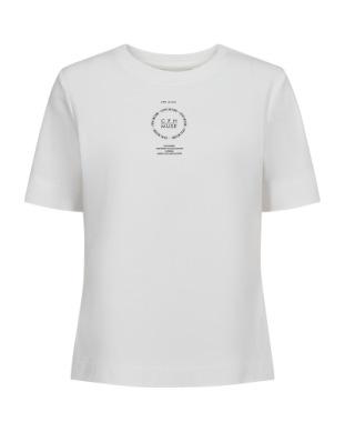 CMMUSE TEE bright white/black