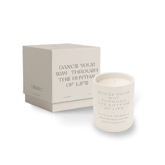 Cemented Candle 310gr - STUDIO - Dance your way through