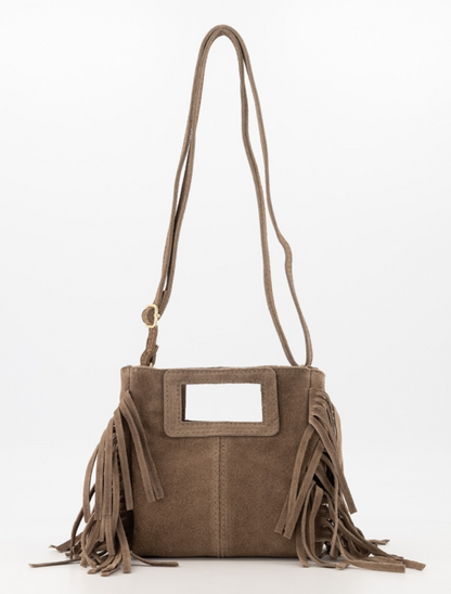 Teatro Sylvie suede taupe