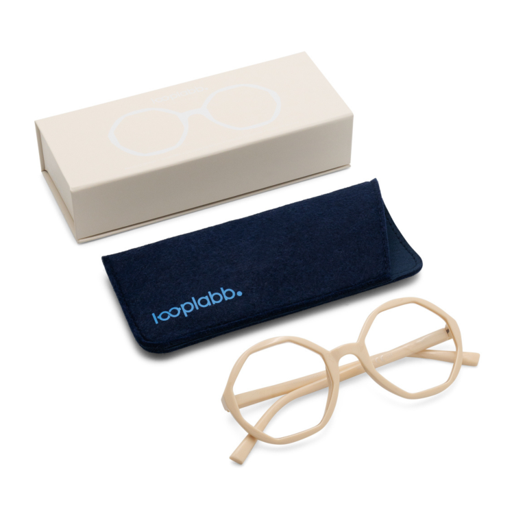 Looplabb Lolita Crystal Champagne Leesbril