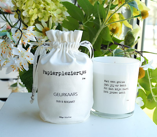 Geurkaars Papierpleziertjes