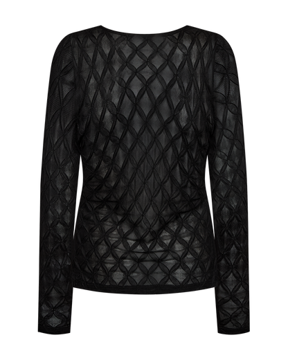 CMHANNA TOP BLACK
