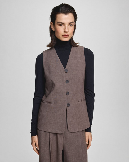MSCHRosina Michelle Waistcoat Slate Black