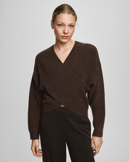 MSCHZinelle Hope Wrap Pullover Slate Black