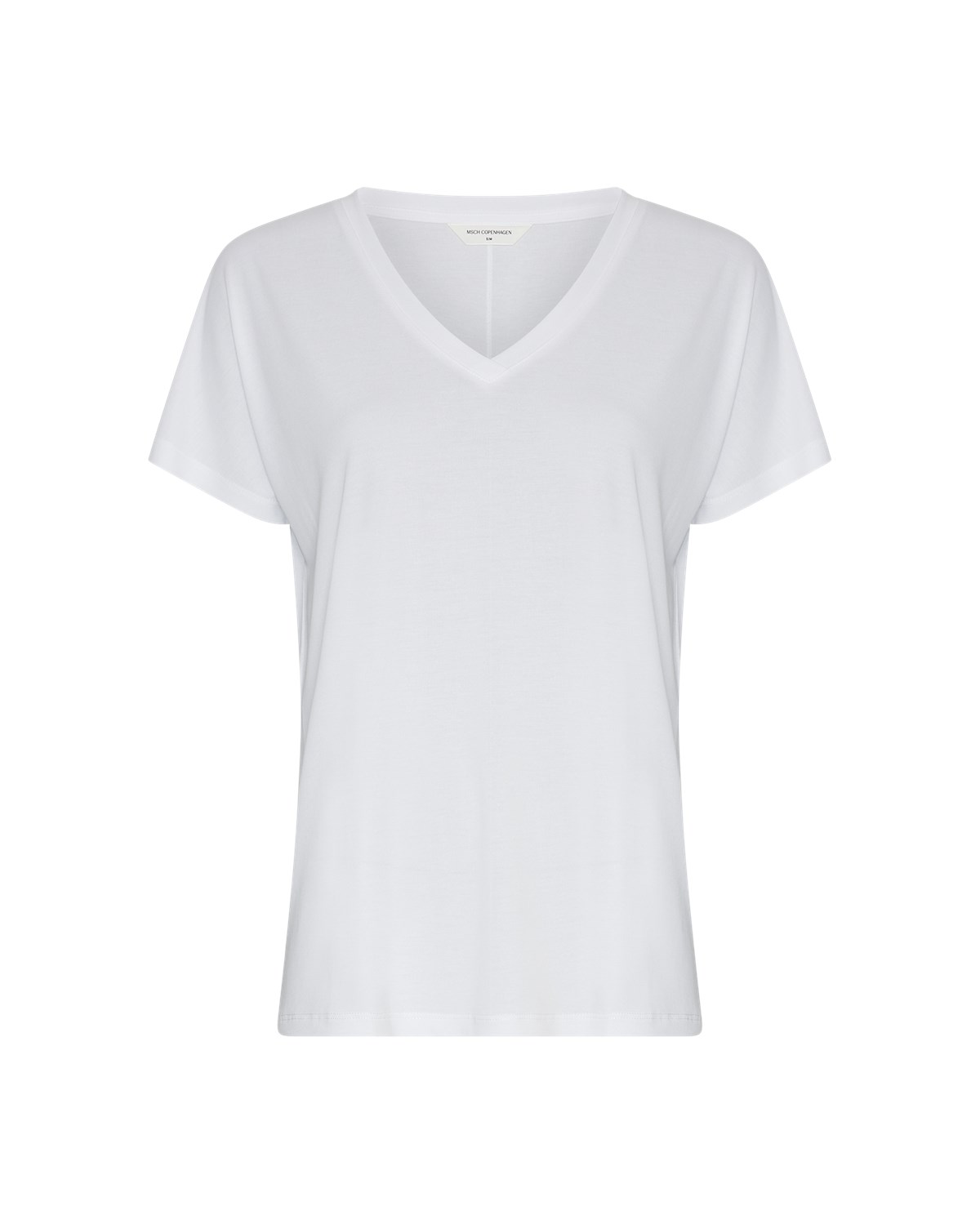 MschFenya Modal v Neck Tee white
