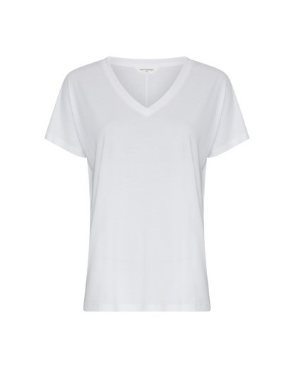 MschFenya Modal v Neck Tee white