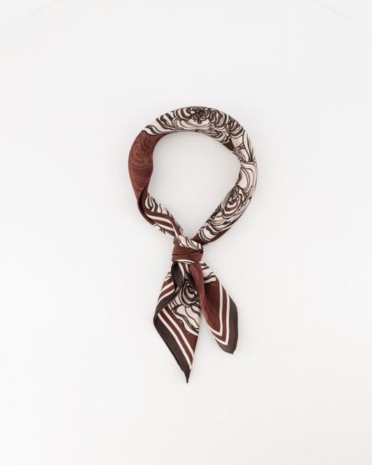 Teatro sjaal Zaya burgundy/flower