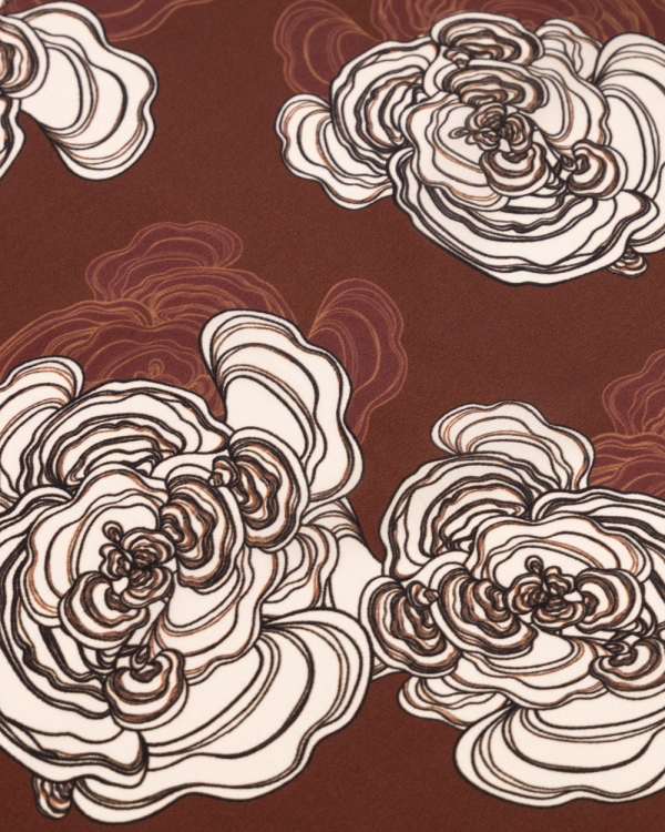 Teatro sjaal Zaya burgundy/flower