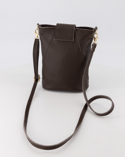 Teatro Kendra classic grain donker bruin