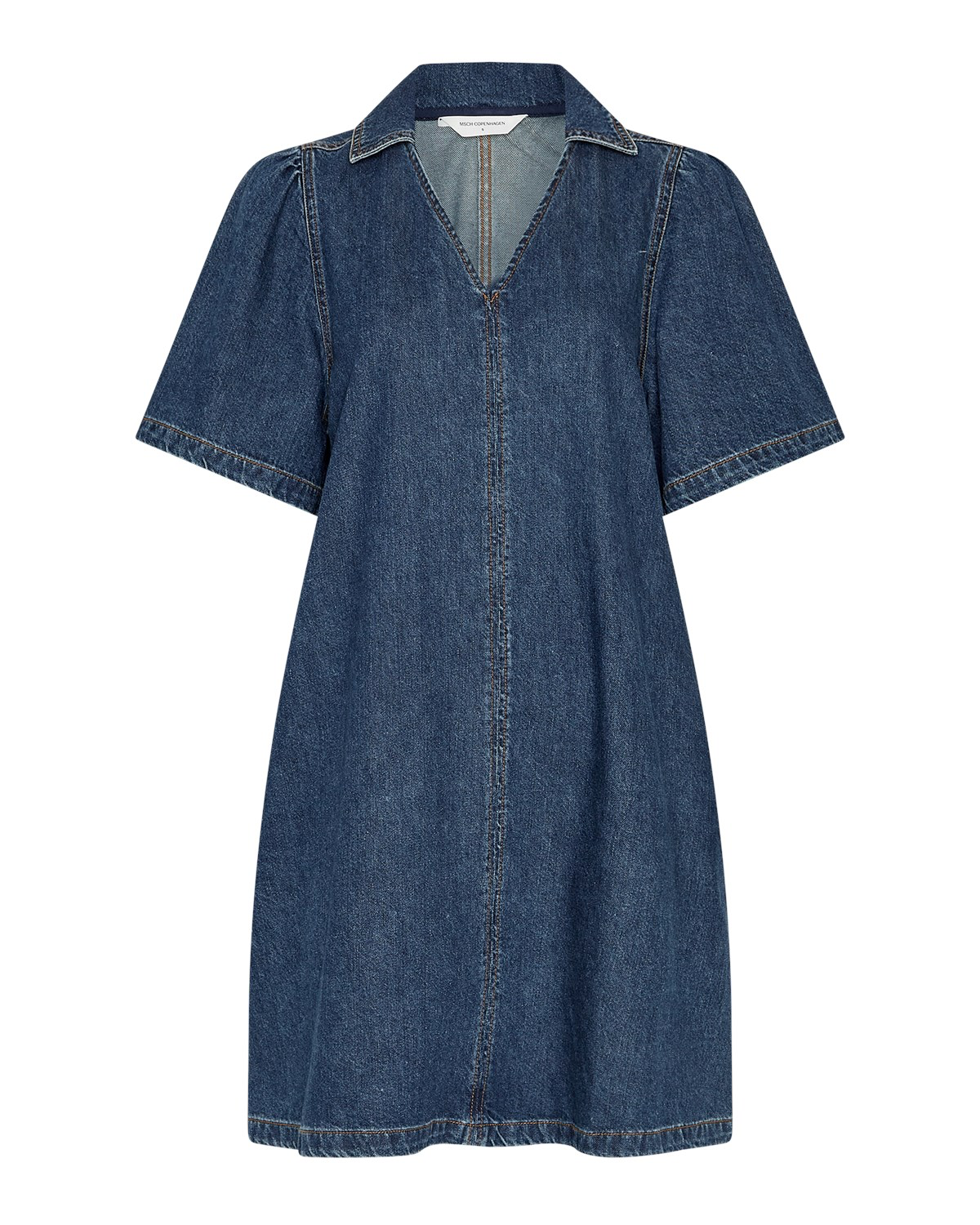 Msch Manna Alena 2/4 Dress mid blue