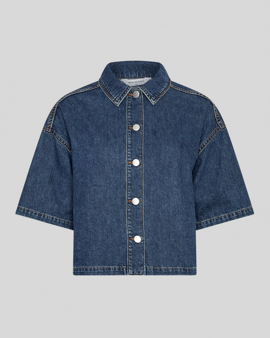 Msch Manna Alena 2/4 Shirt mid blue