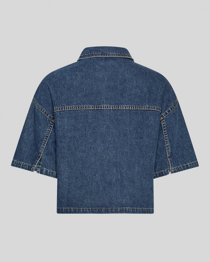 Msch Manna Alena 2/4 Shirt mid blue