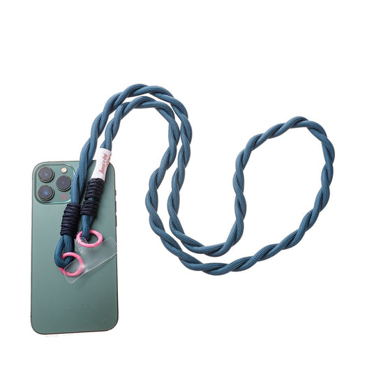 Day&Eve Telefoonkoord Long Twirl - Bleu