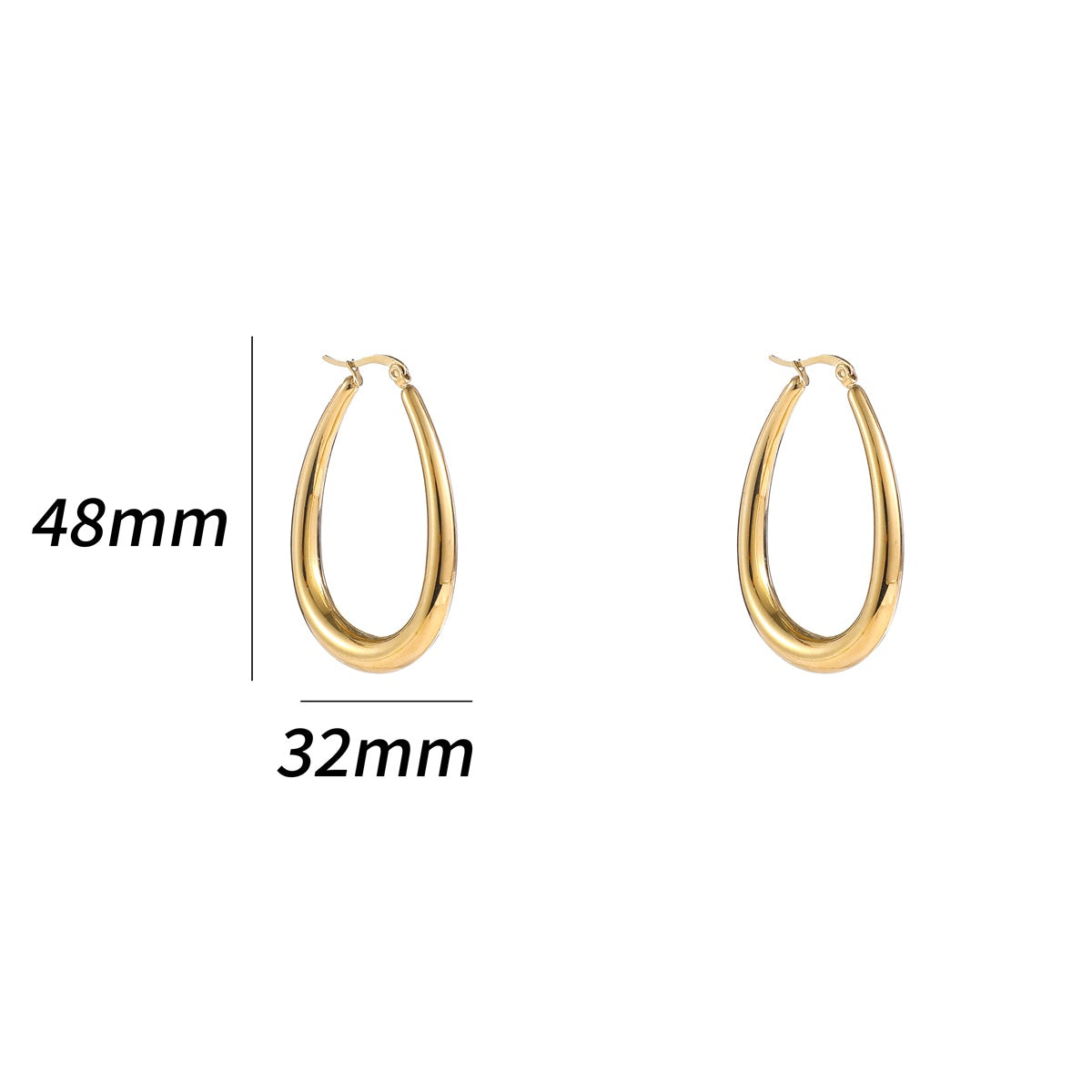 E5390-2 Big Oval Hoop