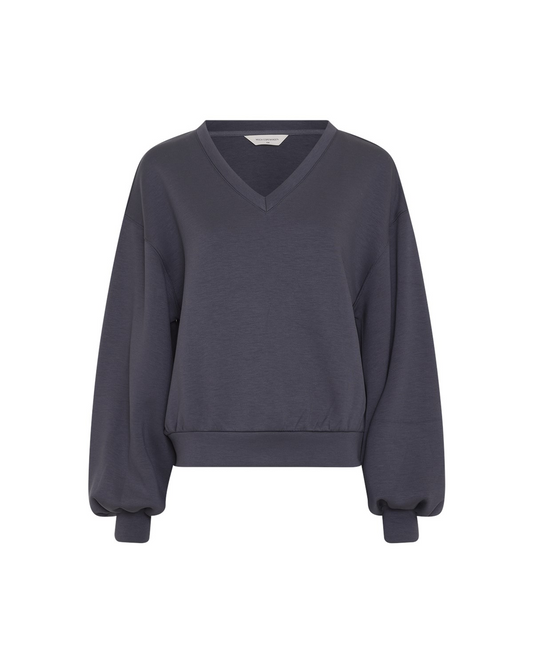 Msch Brionna Ima Q V Sweatshirt india ink