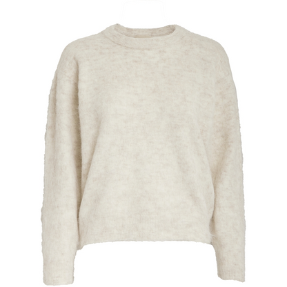 PC Sylvie RWS GRS Knit Pullover whitecap grey