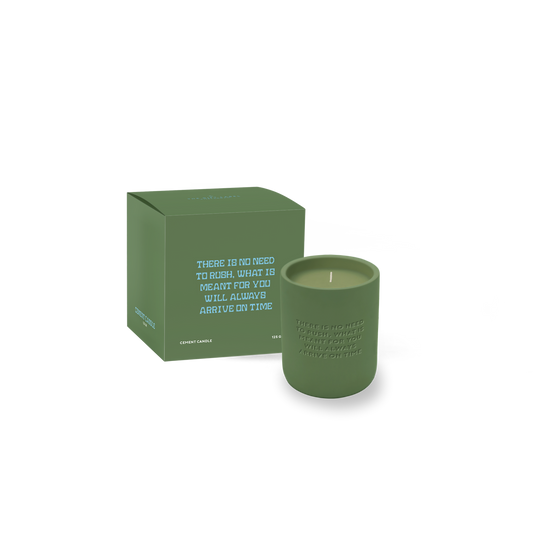 Cemented Candle 170gr There is no Need(groen)