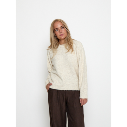 PC Sylvie RWS GRS Knit Pullover whitecap grey