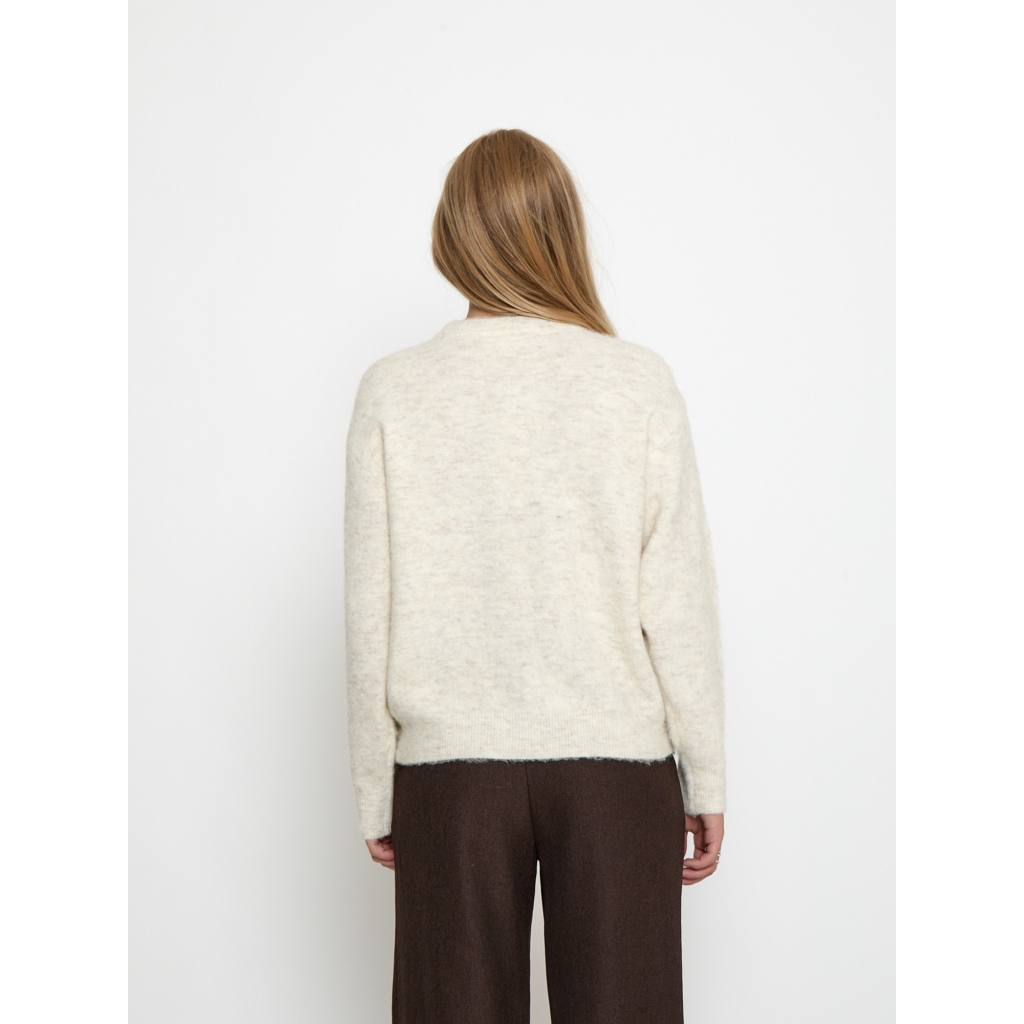 PC Sylvie RWS GRS Knit Pullover whitecap grey