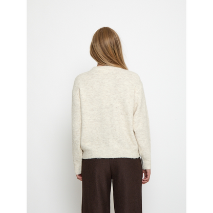 PC Sylvie RWS GRS Knit Pullover whitecap grey