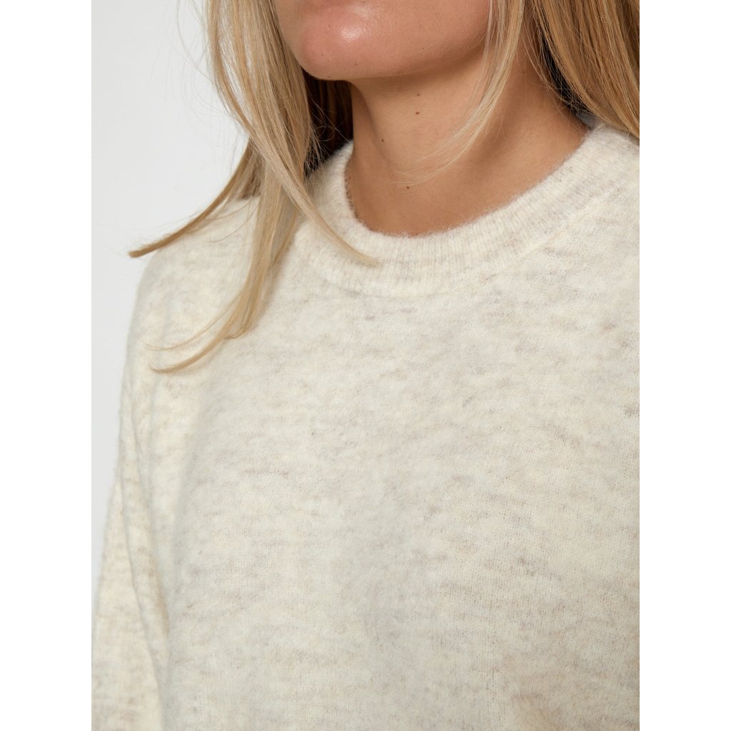 PC Sylvie RWS GRS Knit Pullover whitecap grey