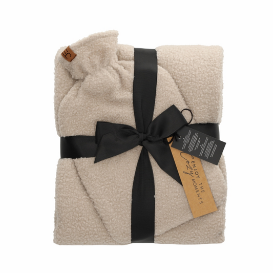 Jens Giftset Bouclé taupe