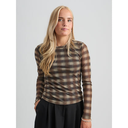 PC Safina Top toffee print