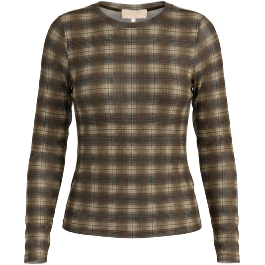 PC Safina Top toffee print