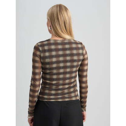 PC Safina Top toffee print