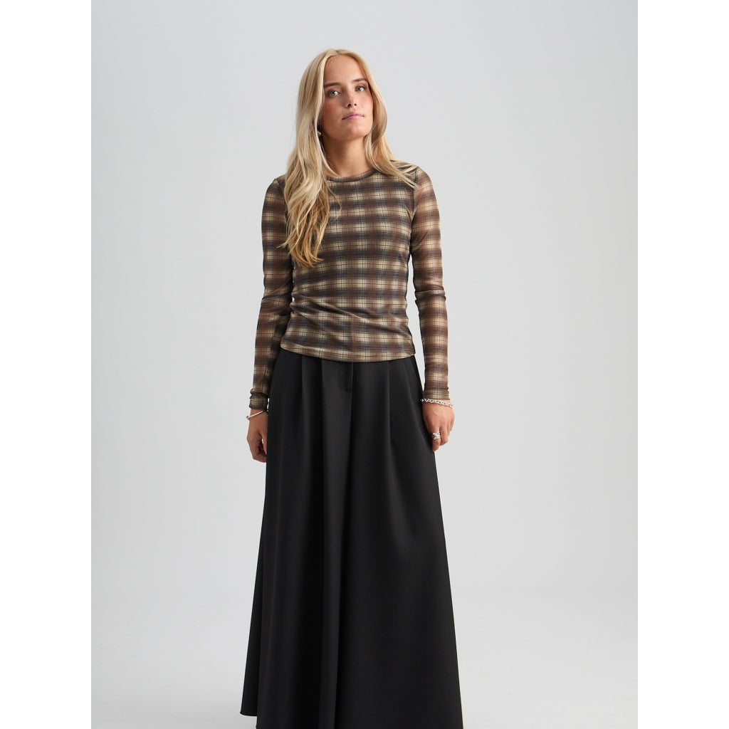 PC Safina Top toffee print