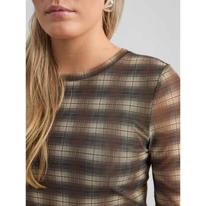 PC Safina Top toffee print