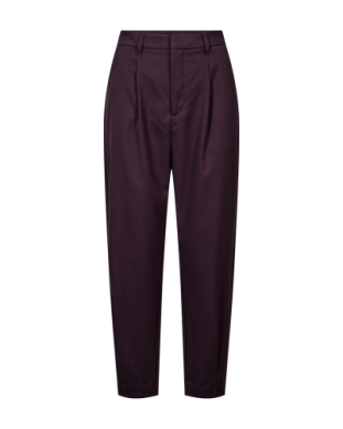 CMtailor Pants solid plum perfect