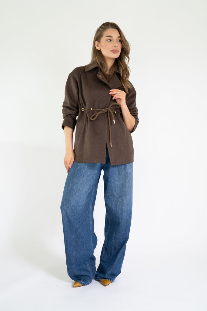 Est Seven Ojacky Jacket dark brown