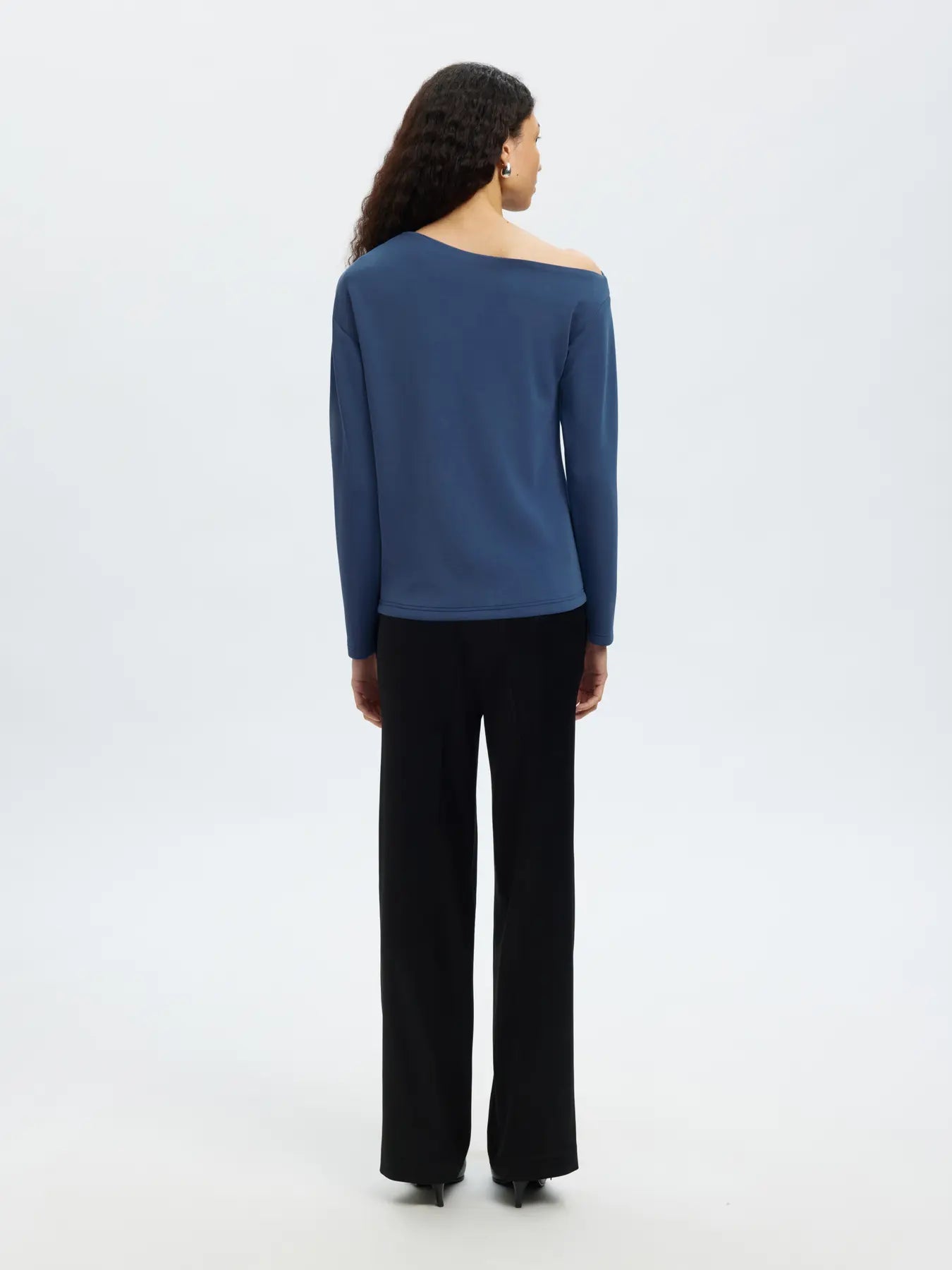 SLFTenny LS Draped Top key largo