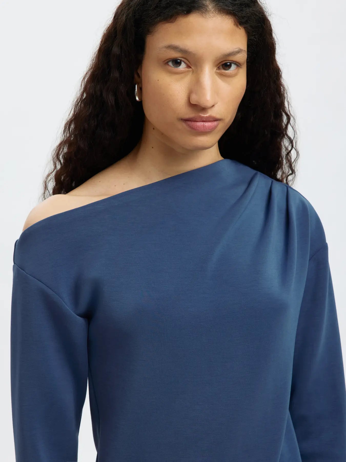 SLFTenny LS Draped Top key largo