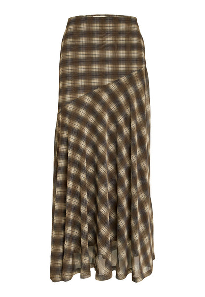 PC Safina Mesh Skirt toffee print