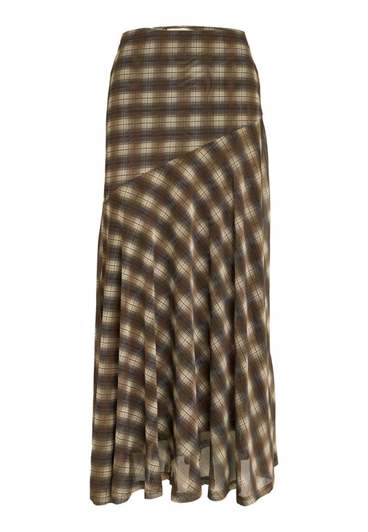 PC Safina Mesh Skirt toffee print