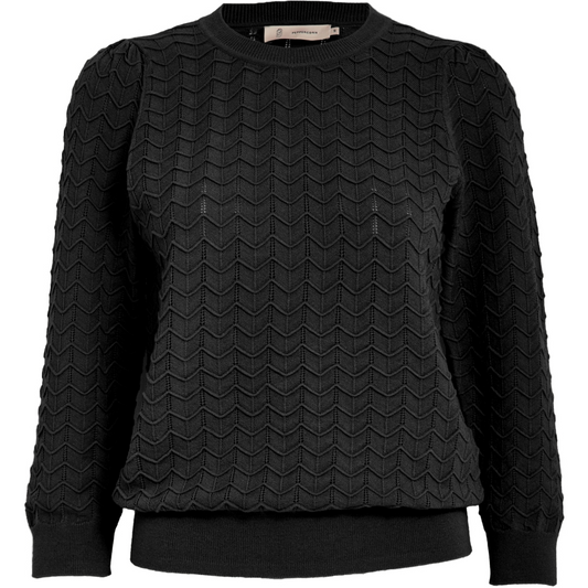 PCRosy 3/4 Sleeve Pullover black