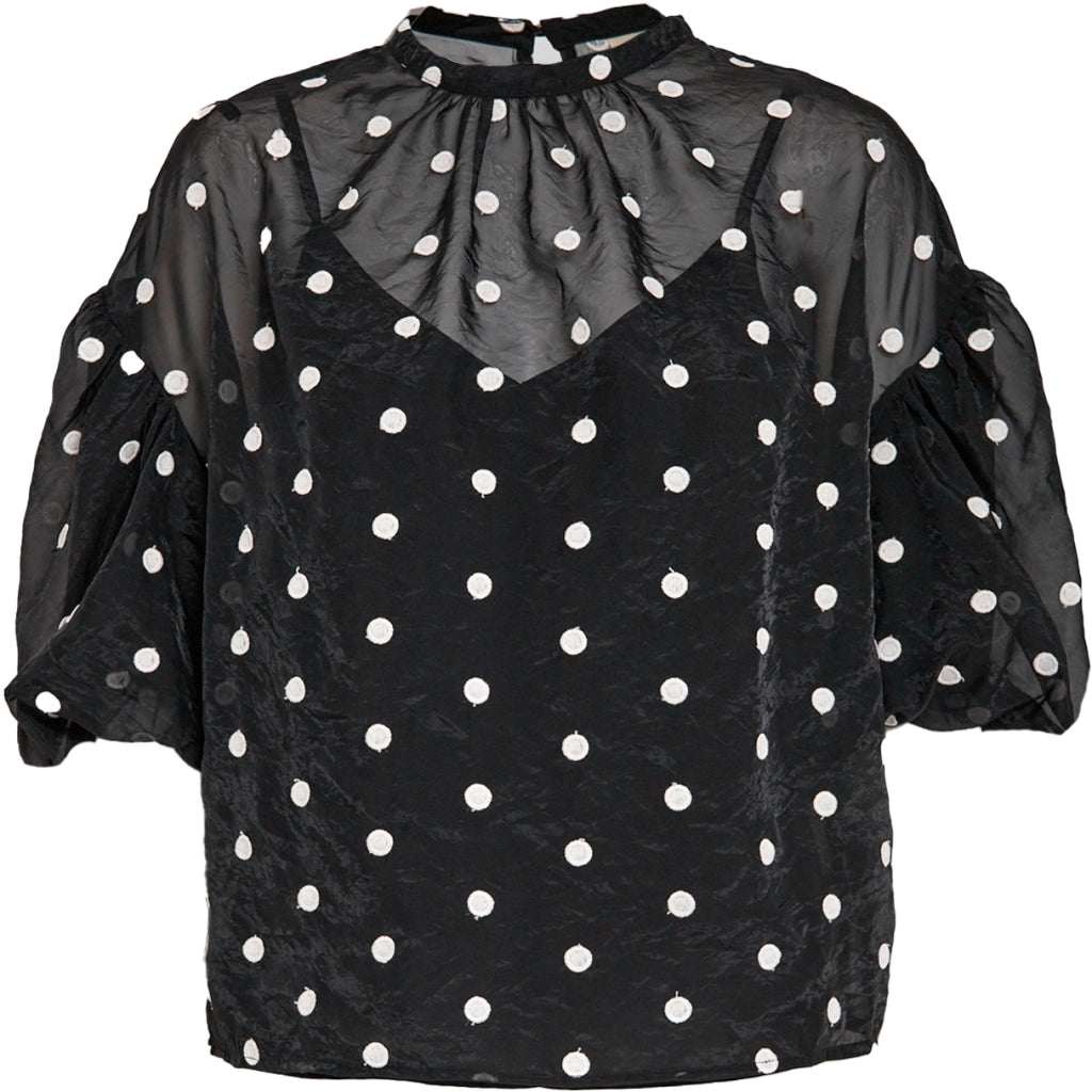 PC Tasneem Blouse black jacquard