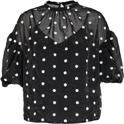 PC Tasneem Blouse black jacquard