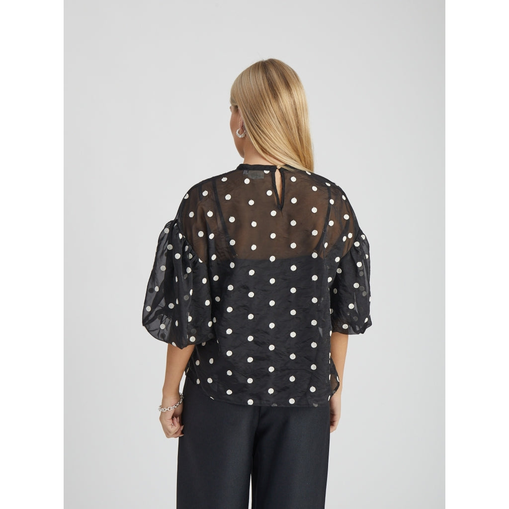 PC Tasneem Blouse black jacquard