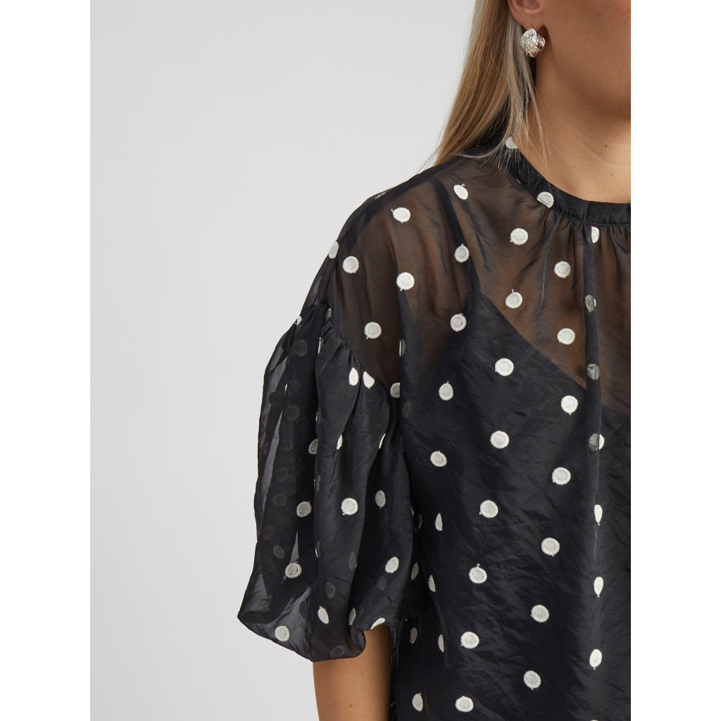 PC Tasneem Blouse black jacquard