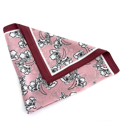 S505-2 Flower Scarf pink