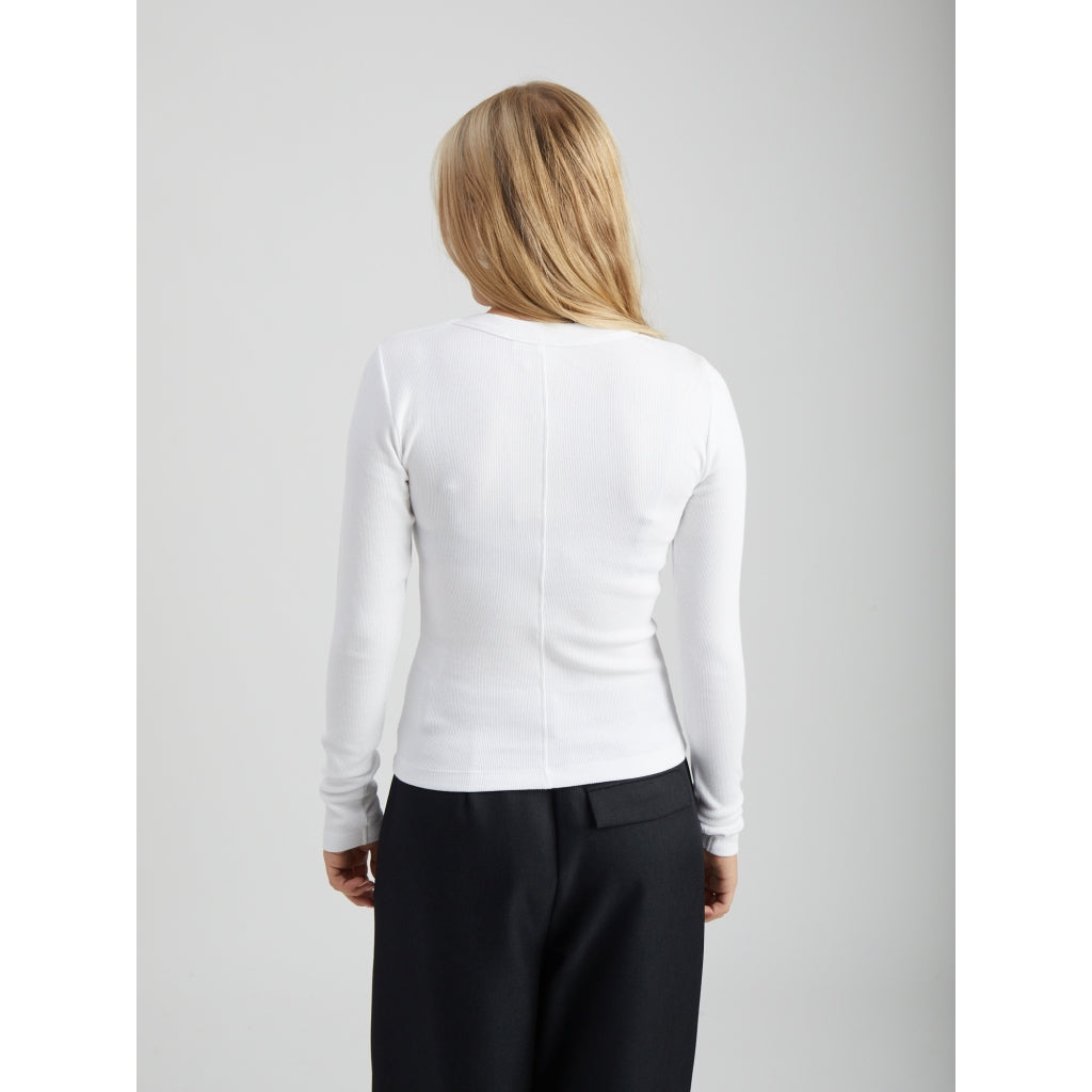 PC Phoebe GOTS Long Sleeve Top white
