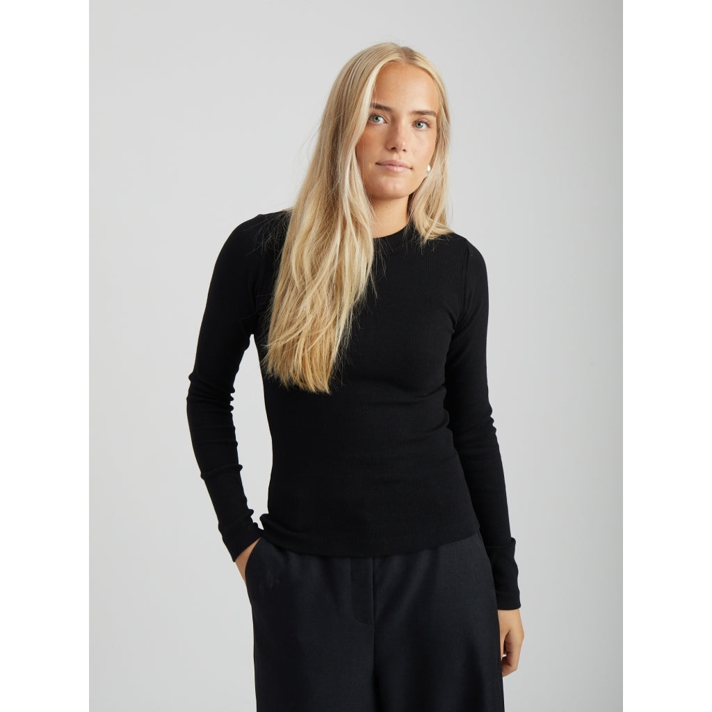 PC Phoebe GOTS Long Sleeve Top black