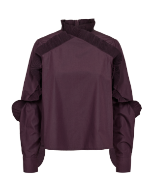 CMPleat Blouse plum perfect