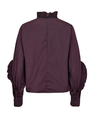 CMPleat Blouse plum perfect