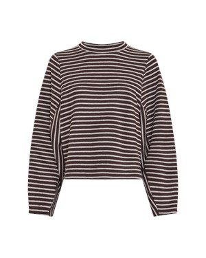 Msch  Sofia Sweatshirt molé/oatmeal