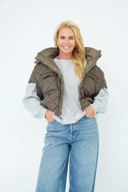 Est’Seven Nara Cape army green