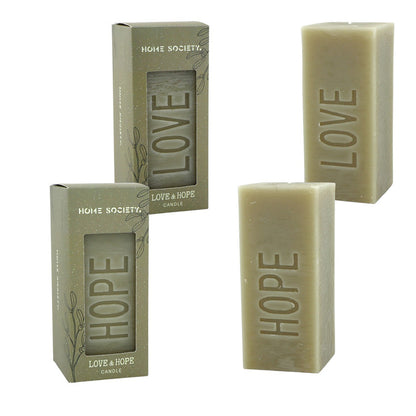 HS Deco Candle Wish Ass taupe